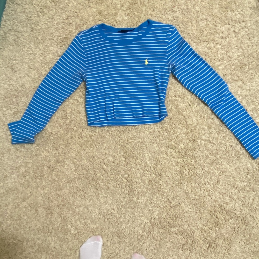 Vintage cropped Ralph Lauren long sleeve.